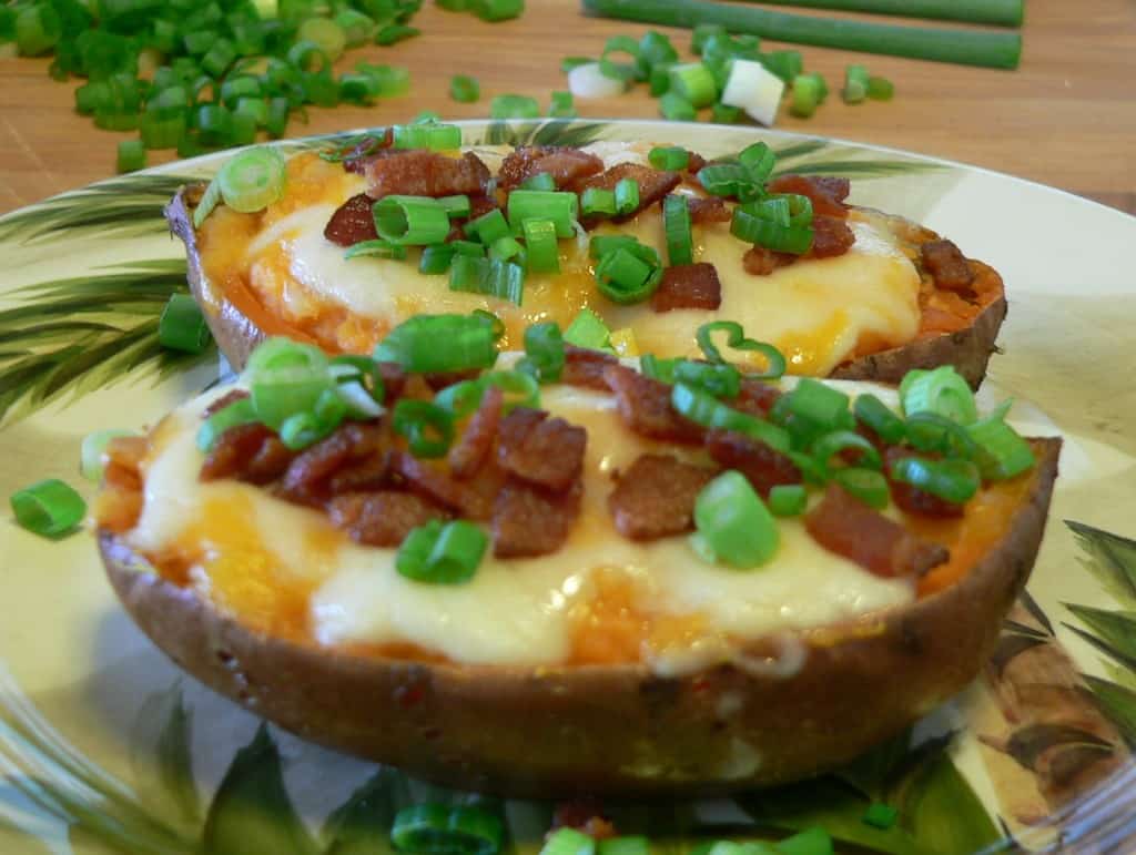 "Twice Baked Sweet Potatoes"