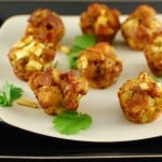 apple and sausage dressing bites