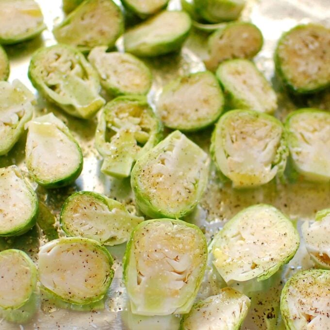 Brussels sprouts in sherried cream sauce