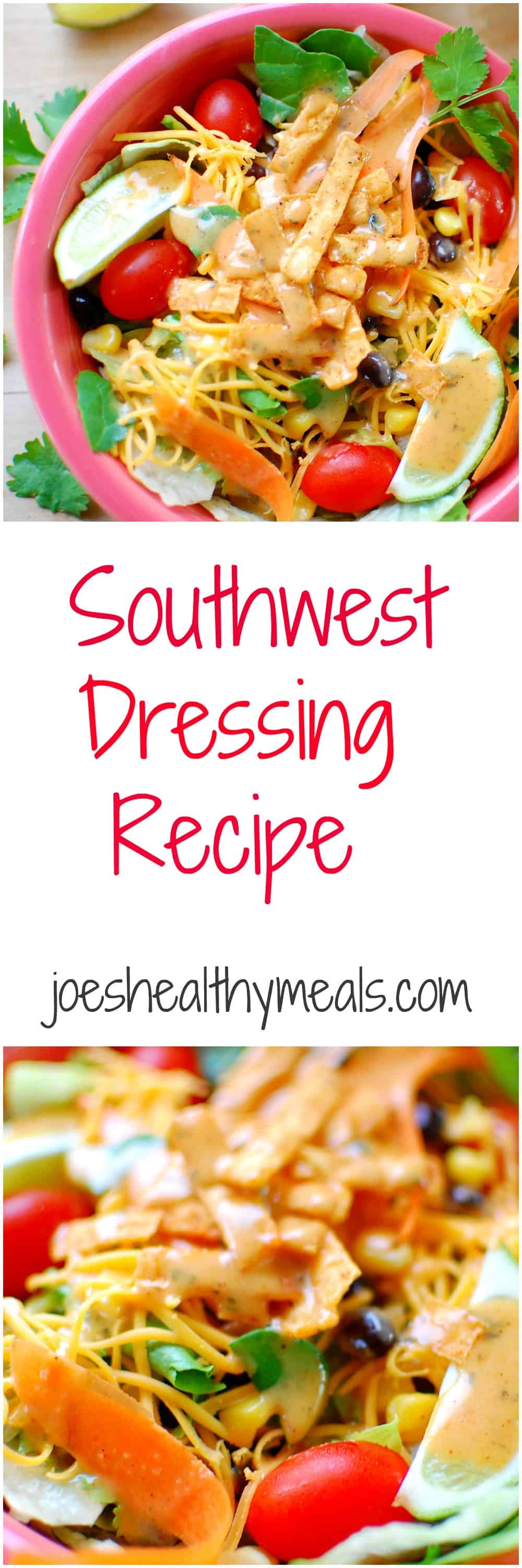 Southwest Dressing Recipe Joe's Healthy Meals