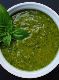 basil pesto | joeshealthymeals.com