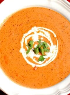 Simple Homemade Tomato Bisque