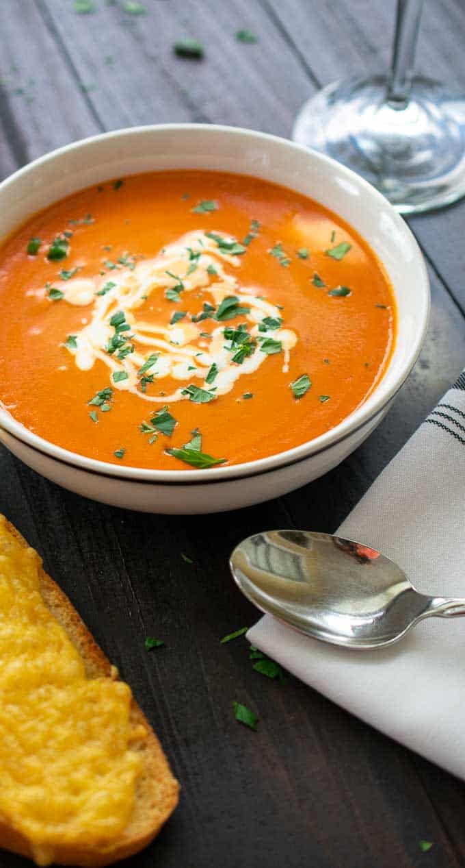 Healthy Homemade Tomato Bisque Recipe Joe s Healthy Meals