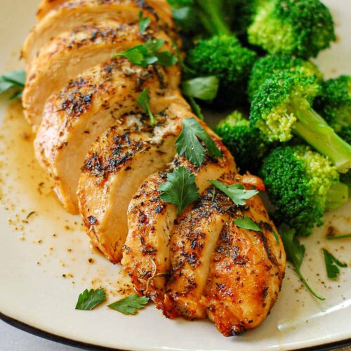 Grilled Herb Crusted Chicken Breast Joe's Healthy Meals