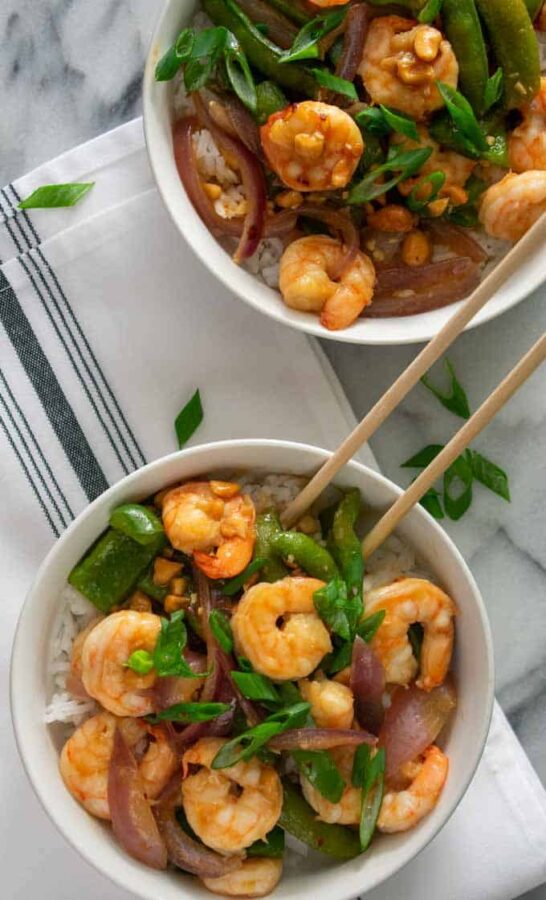 Extra Spicy Shrimp Stir Fry - Joe's Healthy Meals