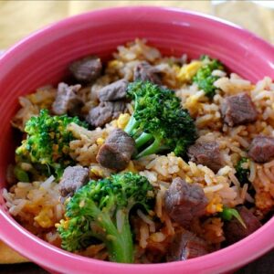 Classic beef fried rice recipe. | joeshealthymeals.com