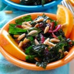 Kale salad in a bowl.