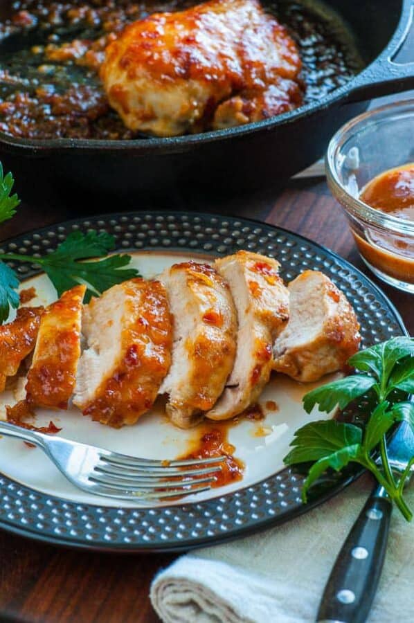 ApricotChili Glazed Chicken Breast Joe's Healthy Meals