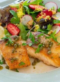 Mahi mahi fish piccata.