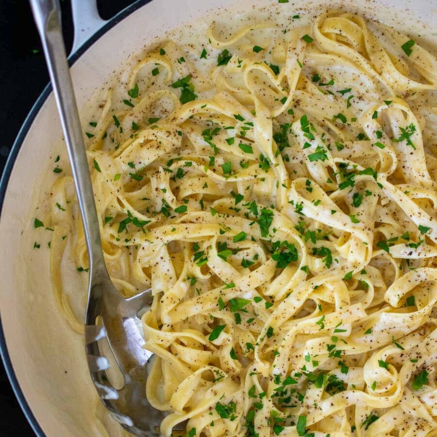 Skinny Fettuccine Alfredo Recipe Joe's Healthy Meals