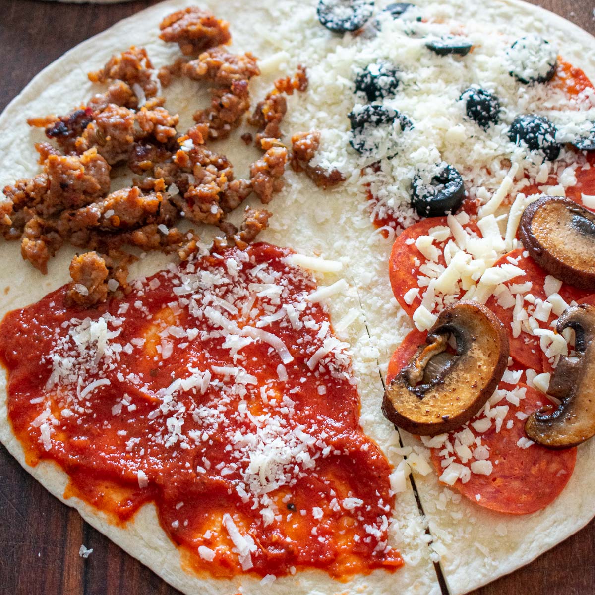 Crispy Tortilla Wrap Pizza Joe's Healthy Meals