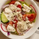 "Blue cheese salad dressing recipe"