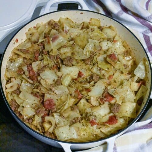 Ground Beef and Cabbage Recipe Joe's Healthy Meals